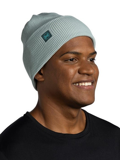 Шапка Buff Crossknit Aqua Haze - Фото 3 большая
