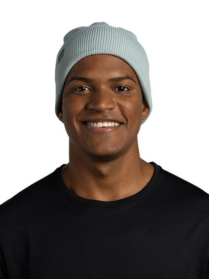 Шапка Buff Crossknit Aqua Haze - Фото 4 большая