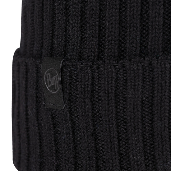 Шапка Buff Knitted Norval Black - Фото 2 большая