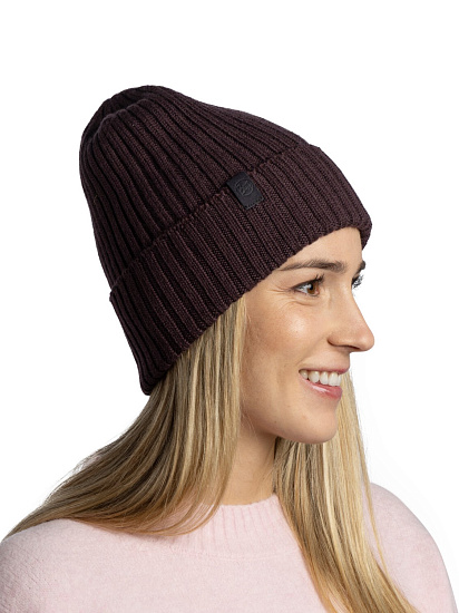 Шапка Buff Knitted Norval Wine - Фото 3 большая