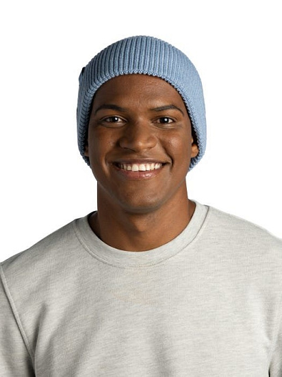 Шапка Buff Knitted Merix Lake Blue - Фото 4 большая