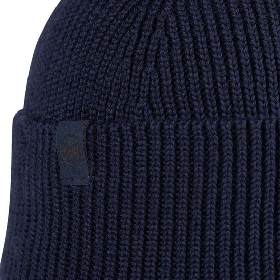 Шапка Buff Knitted Merix Night Blue - Фото 2 большая