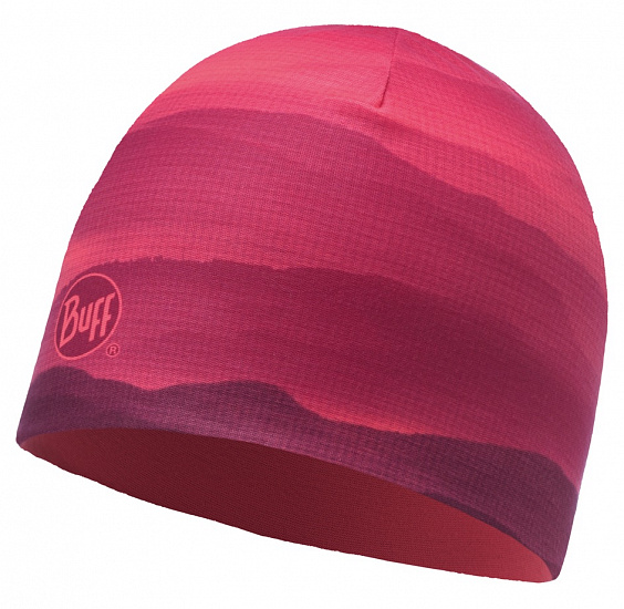 Шапка Buff Microfiber Reversible Hat Soft Hills Pink Fluor - Фото 1 большая