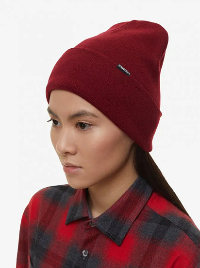 Шапка Bask Watch Cap Тёмно-красный - Фото 2 большая