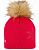 Шапка женская Rossignol Fily Fur Rose Wood - Фото 1 малая