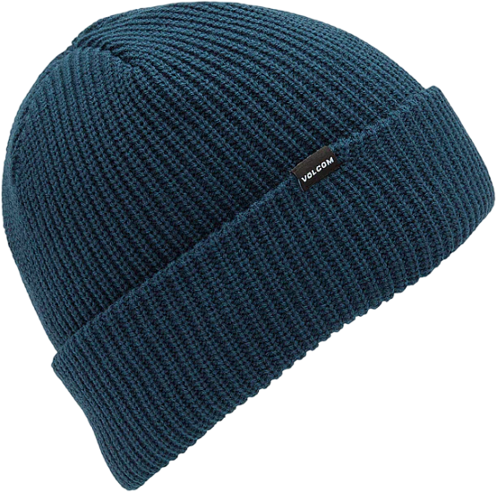 Шапка мужская Volcom Sweep Lined Deep Blue - Фото 1 большая