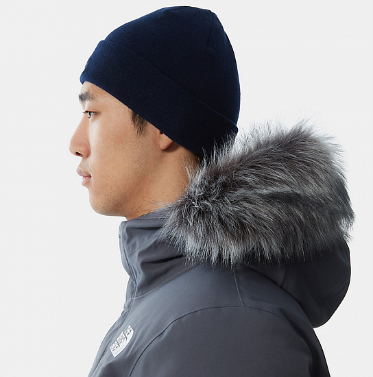 Шапка The North Face Norm Shallow TNF Navy - Фото 4 большая