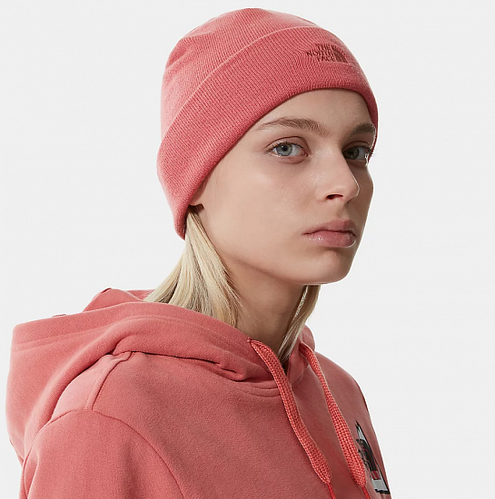 Шапка The North Face Norm Shallow Faded Rose - Фото 5 большая