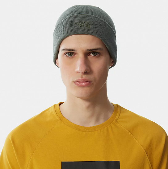 Шапка The North Face Norm Shallow Laurel Wreath Green - Фото 3 большая