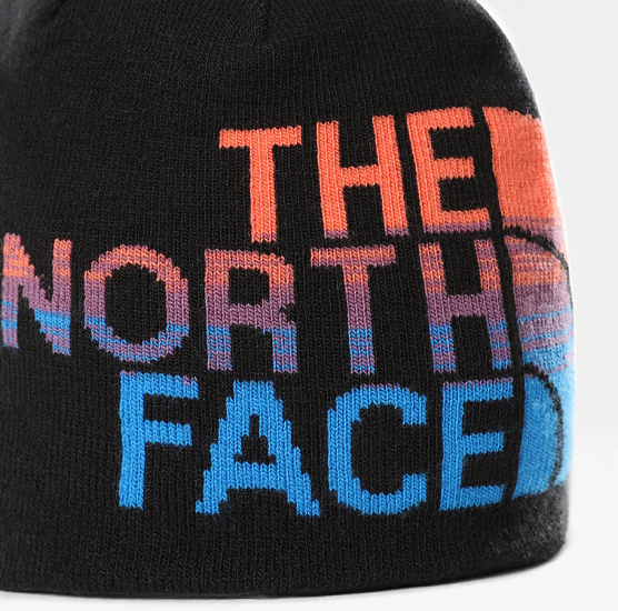 Шапка The North Face Reversible TNF Banner TNF Black/Hero Blue - Фото 2 большая