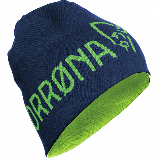 Шапка Norrona /29 Reversible Cotton Indigo Night - Фото 1 большая