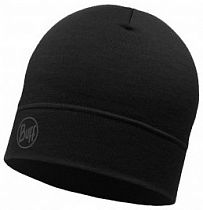 Шапка Buff LW Merino Wool Hat Solid Black