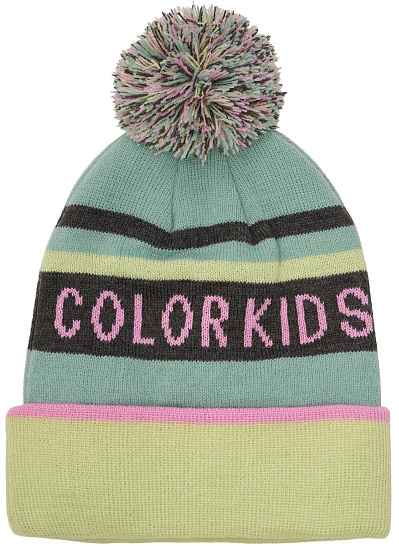 Шапка детская Color Kids 742465 Shadow Lime - Фото 2 большая