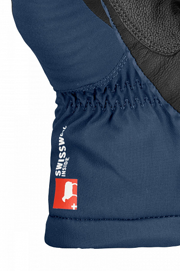 Перчатки мужские Ortovox Swisswool Freeride Night Blue - Фото 3 большая