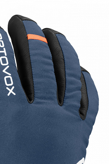 Перчатки мужские Ortovox Swisswool Freeride Night Blue - Фото 4 большая
