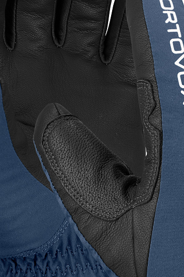 Перчатки мужские Ortovox Swisswool Freeride Night Blue - Фото 5 большая