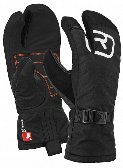 Перчатки Ortovox Pro Lobster Black Raven - Фото 1 большая