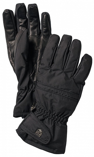 Перчатки женские Hestra Primaloft Leather Black - Фото 1 большая
