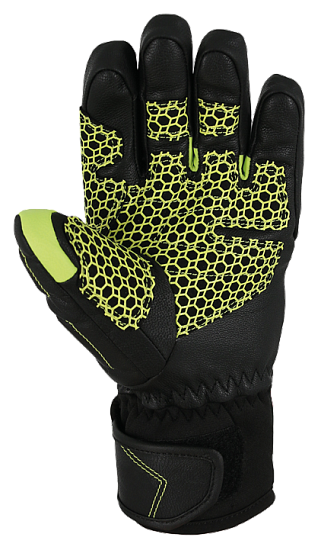 Перчатки детские Snowlife World Cup (Juniors) Black/Green - Фото 2 большая