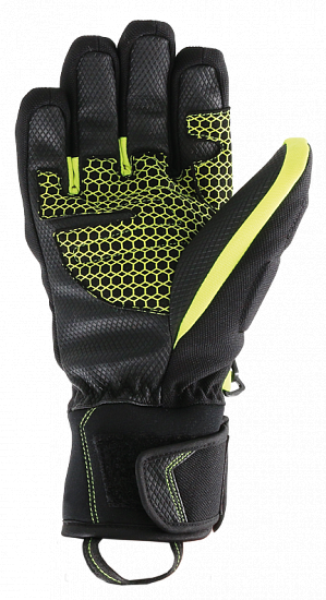 Перчатки детские Snowlife Racer DT (Juniors) Black/Lime - Фото 2 большая