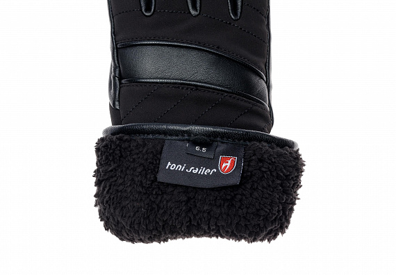 Перчатки женские Toni Sailer Alek Black - Фото 2 большая
