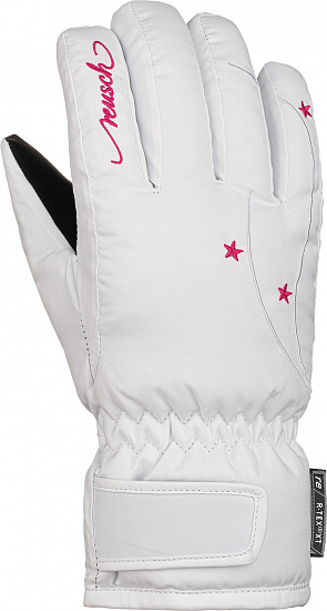 Перчатки детские Reusch Alice R-Tex XT White - Фото 1 большая