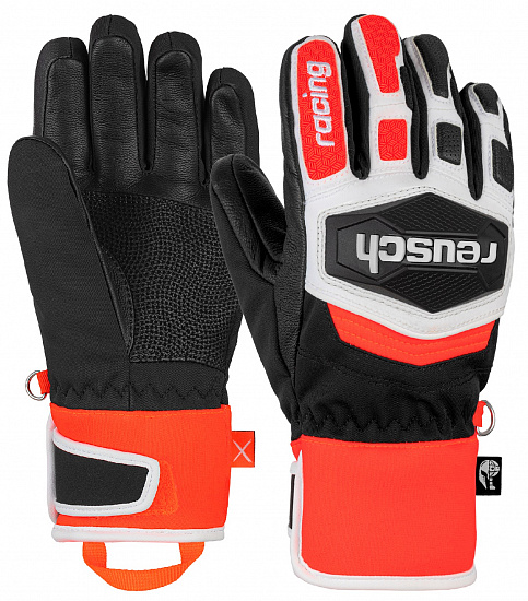 Перчатки детские Reusch Worldcup Warrior R-Tex XT Black/White/Fluo Red - Фото 1 большая