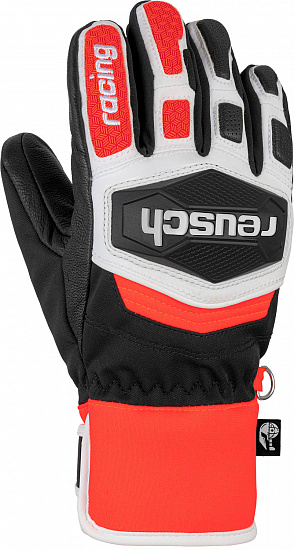 Перчатки детские Reusch Worldcup Warrior R-Tex XT Black/White/Fluo Red - Фото 2 большая