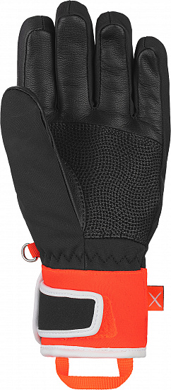 Перчатки детские Reusch Worldcup Warrior R-Tex XT Black/White/Fluo Red - Фото 3 большая