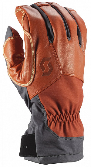 Перчатки мужские Scott Explorair Tech Dark Grey/Burnt Orange - Фото 1 большая