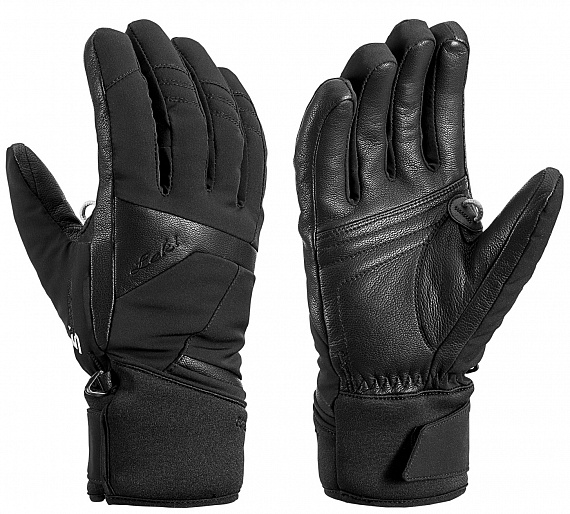 Перчатки женские Leki Equip S GTX Lady Black - Фото 1 большая