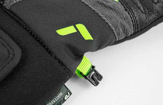 Перчатки мужские Reusch Strike R-Tex Xt Black/Black Melange/Neon Green - Фото 3 большая