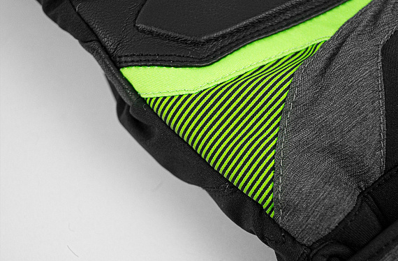Перчатки мужские Reusch Strike R-Tex Xt Black/Black Melange/Neon Green - Фото 5 большая