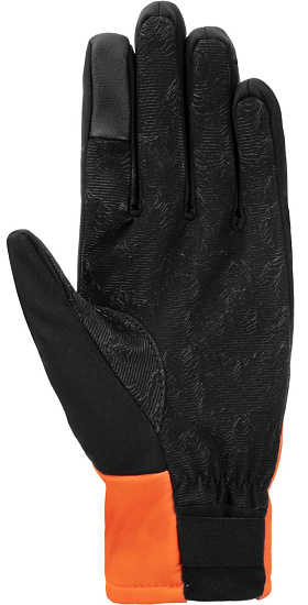 Перчатки Reusch Vertical Touch-Tec Black/Shocking Orange - Фото 2 большая