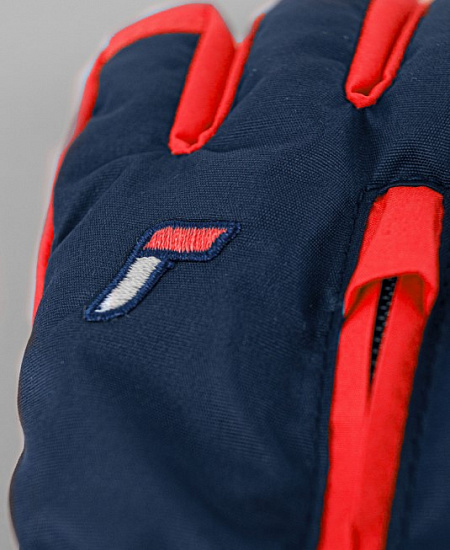 Перчатки детские Reusch Ben Dress Blue/Cherry Tomato - Фото 5 большая