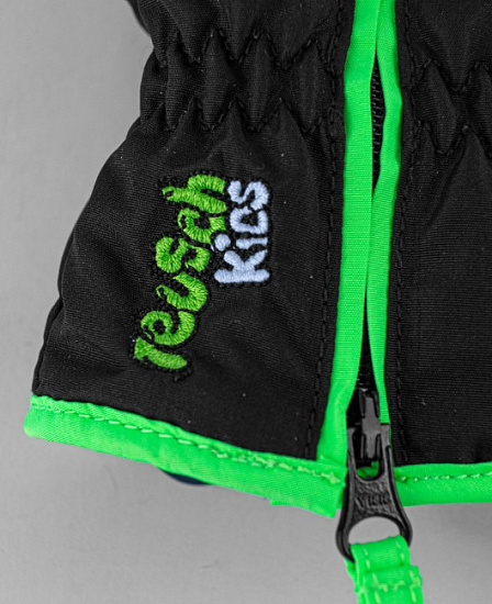 Перчатки детские Reusch Ben Black/Neon Green - Фото 5 большая