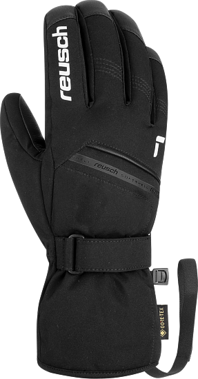 Перчатки мужские Reusch Morris Gore-Tex Black/White - Фото 1 большая