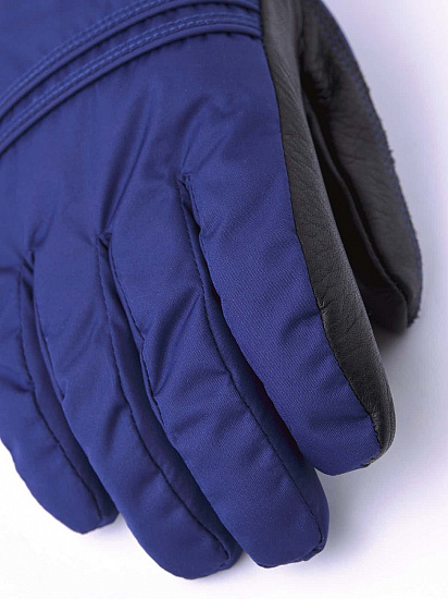 Перчатки женские Hestra Primaloft Leather Ultramarine/Black - Фото 3 большая