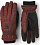 Перчатки женские Hestra Primaloft Rib Knit Wine Red Print - Фото 1 малая