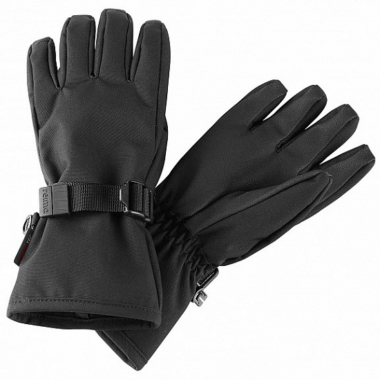 Перчатки детские Reima Tartu Black - Фото 1 большая