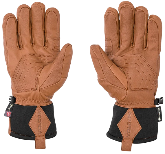 Перчатки мужские Volcom Gaaas Gore-Tex Caramel - Фото 2 большая