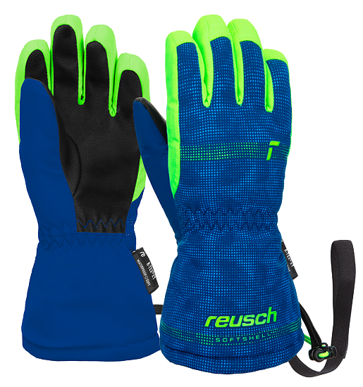 Перчатки детские Reusch Maxi R-Tex Xt Surf The Web/Green Gecko - Фото 3 большая