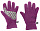 Перчатки детские Jack Wolfskin Fleece Glove Dark Peony - Фото 1 малая