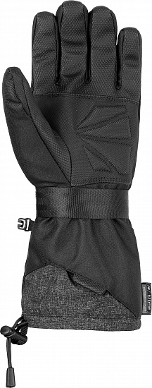 Перчатки мужские Reusch Baseplate R-Tex XT Black/Black Melange/Silver - Фото 2 большая