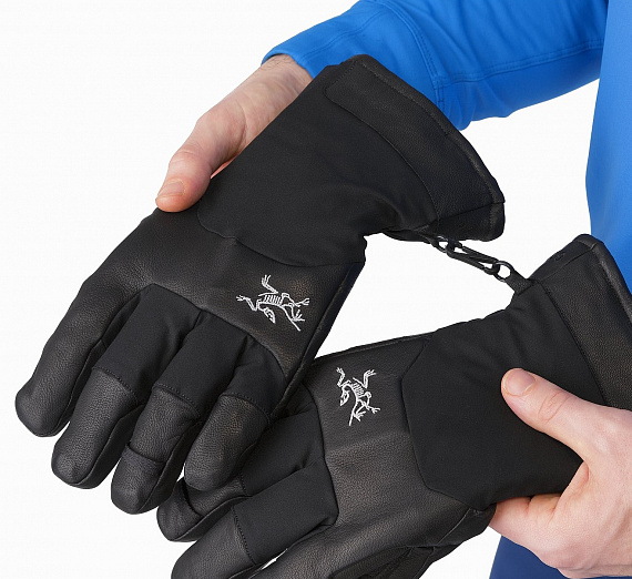 Перчатки Arcteryx Sabre Black - Фото 5 большая