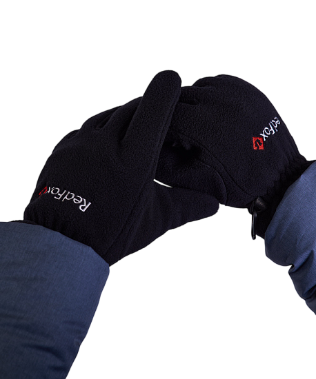 Перчатки Red Fox Camp Fleece Black - Фото 4 большая