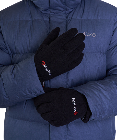 Перчатки Red Fox Camp Fleece Black - Фото 6 большая