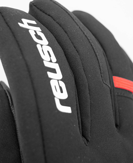 Перчатки мужские Reusch Luca R-Tex XT Black/Black Melange/Fire Red - Фото 6 большая