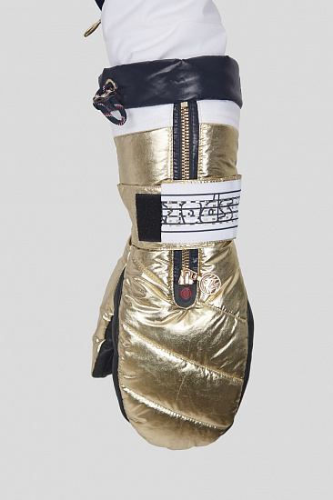 Варежки женские SportAlm Guelph Metall Gold - Фото 4 большая