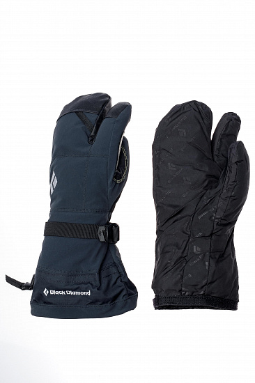 Перчатки Black Diamond Soloist Finger Black - Фото 3 большая